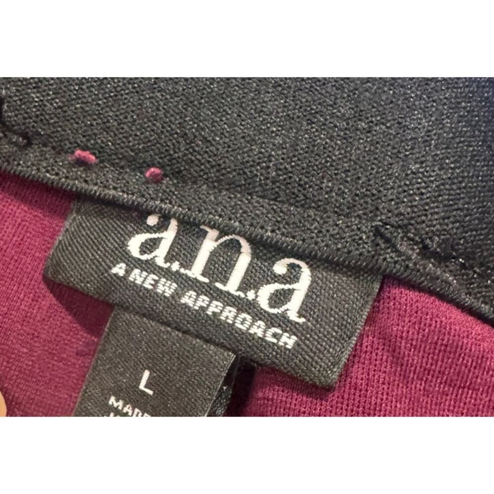a.n.a A New Approach Large Womens Pants Burgundy Red - Picture 3 of 8